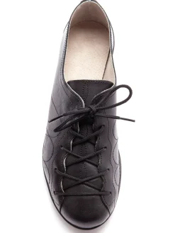 Femme Pédiconfort Derbies cuir à lacets extra larges