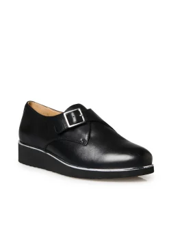 Femme Pédiconfort Derbies cuir avec boucle