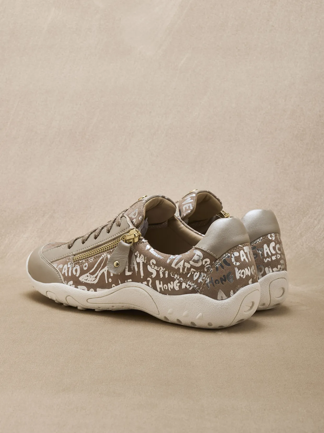 Femme Pédiconfort Derbies cuir motifs brillants