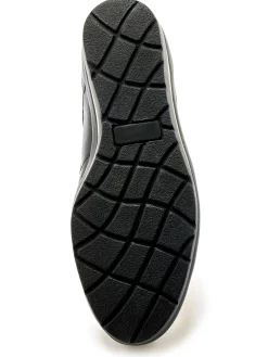 Femme Pédiconfort Derbies détails métallisés zip et lacets