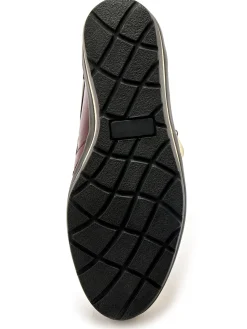 Femme Pédiconfort Derbies détails métallisés zip et lacets