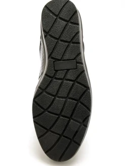 Femme Pédiconfort Derbies détails métallisés zip et lacets