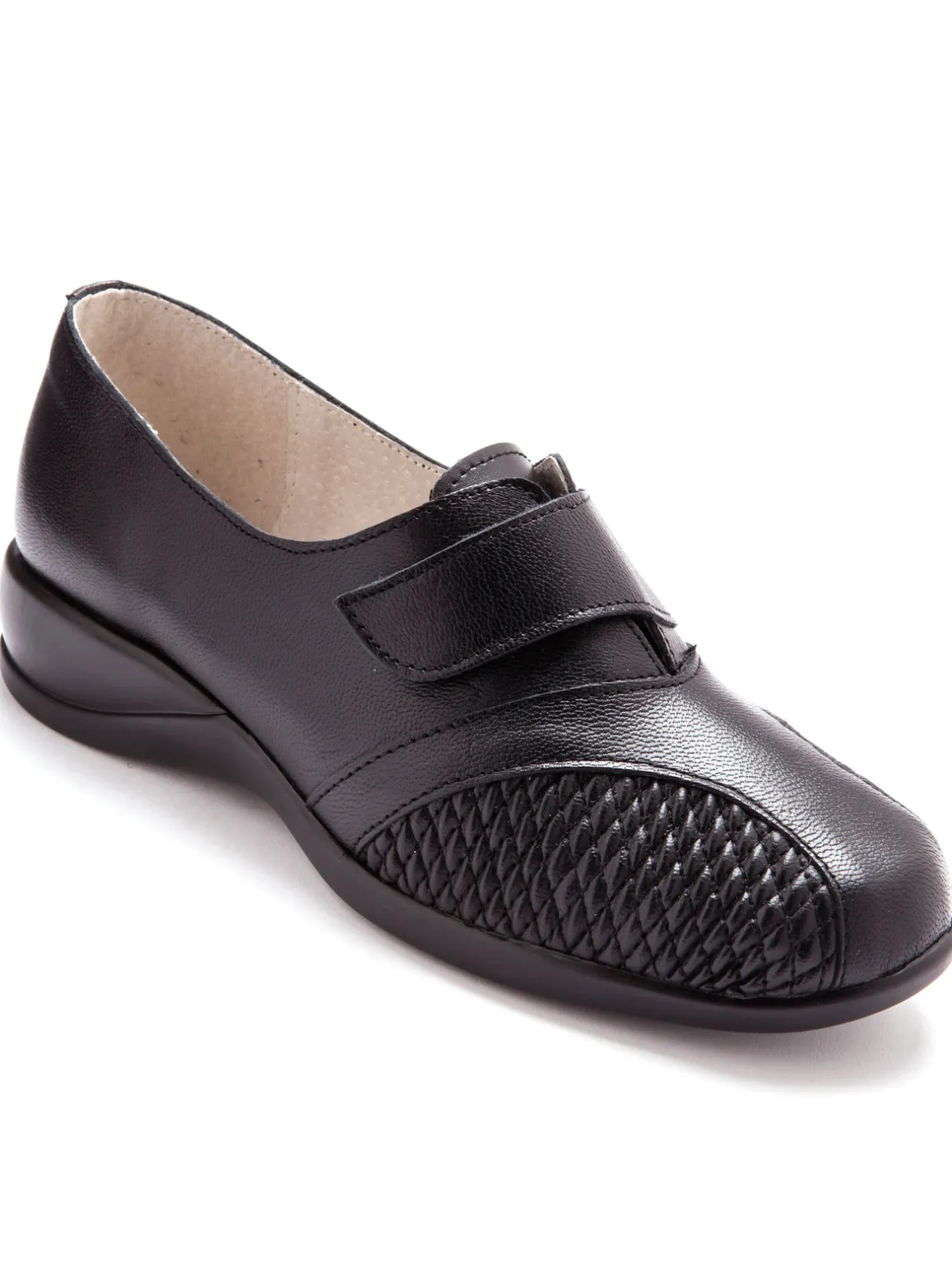 Femme Pédiconfort Derbies scratch extensibles ultra légers