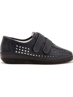 Femme Pédiconfort Derbies scratchées à semelle amovible