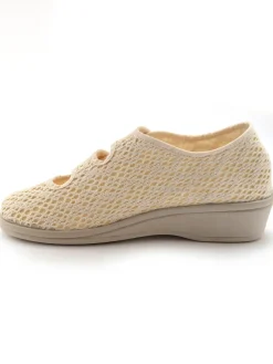 Femme Pédiconfort Derbies souples toile et éponge