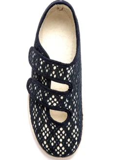 Femme Pédiconfort Derbies souples toile et éponge