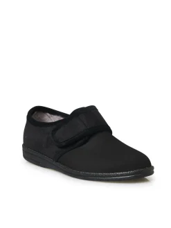 Homme Pédiconfort Derbies textile scratch semelle amovible