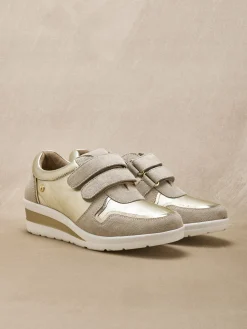 Femme Pédiconfort Derbies tout cuir à scratchs