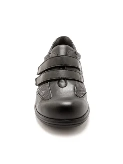 Femme Pédiconfort Derbies ultra larges 2 pattes scratchs