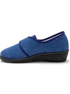 Femme Pédiconfort Derbies ultra-souples à patte scratch