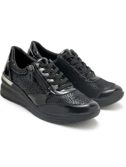 Femme Pédiconfort Derbies zip côté et lacets