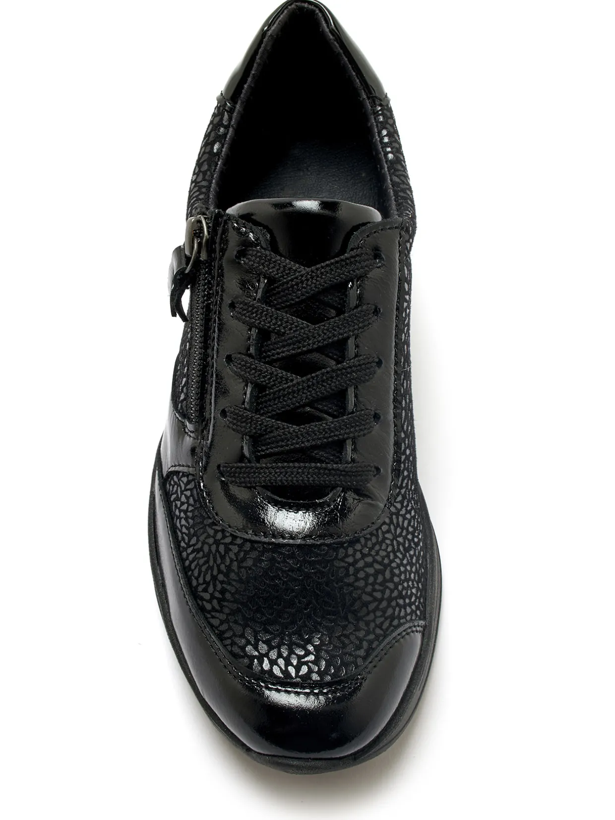 Femme Pédiconfort Derbies zip côté et lacets