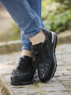 Femme Pédiconfort Derbies zippés et lacés semelle amovible