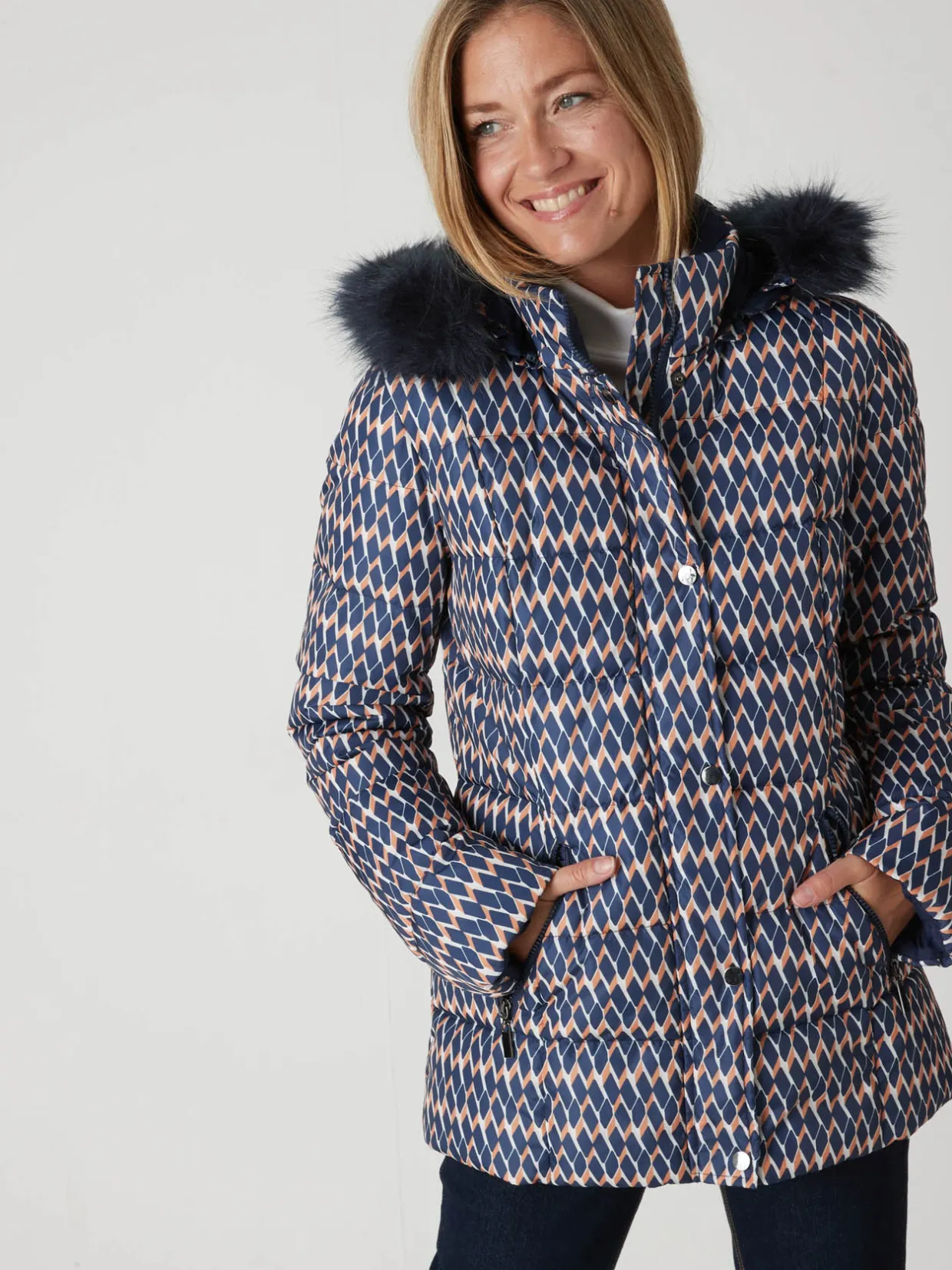 Femme Daxon Doudoune à capuche amovible