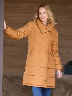 Femme Daxon Doudoune matelassée col montant