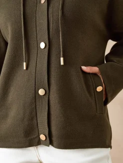 Femme Daxon Gilet à capuche en maille milano