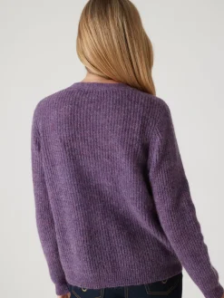 Femme Daxon Gilet avec laine et mohair