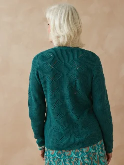 Femme Daxon Gilet en côtes perlées