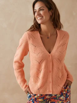 Femme Daxon Gilet en côtes perlées
