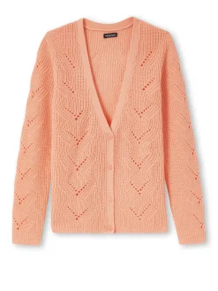 Femme Daxon Gilet en côtes perlées