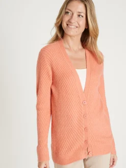 Femme Daxon Gilet en maille affinante