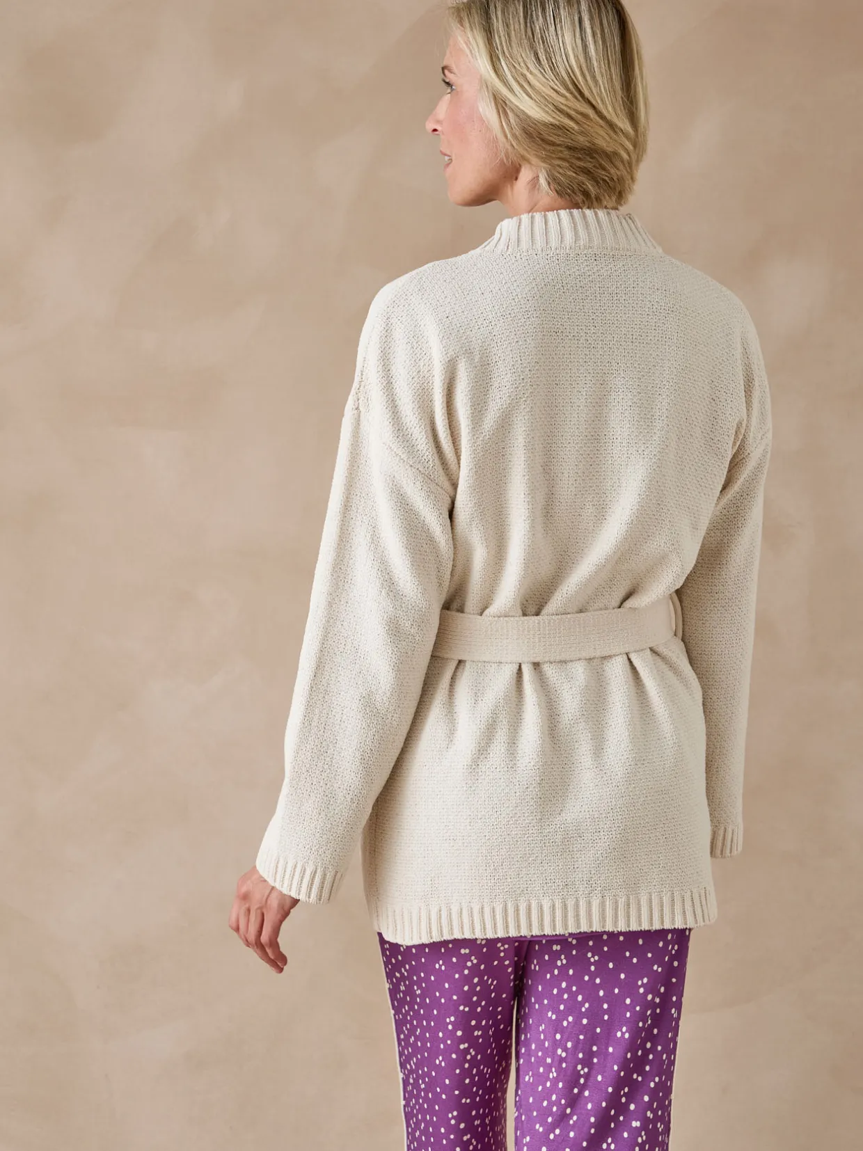 Daxon Gilet en maille bouclette