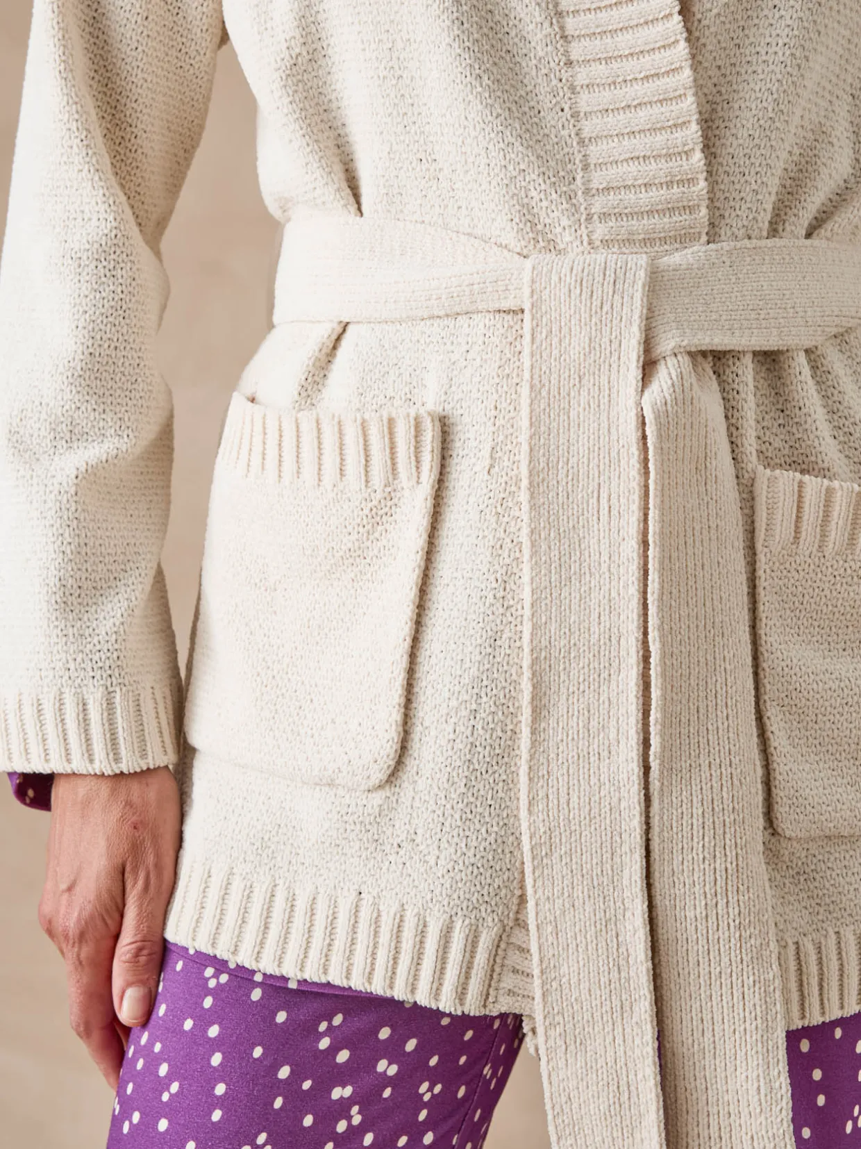 Daxon Gilet en maille bouclette