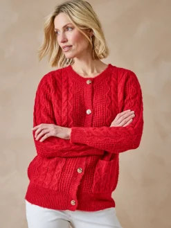 Femme Daxon Gilet en maille fantaisie