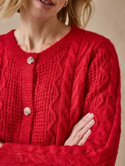 Femme Daxon Gilet en maille fantaisie