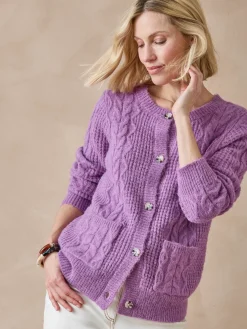 Femme Daxon Gilet en maille fantaisie