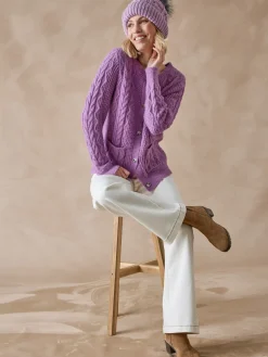 Femme Daxon Gilet en maille fantaisie