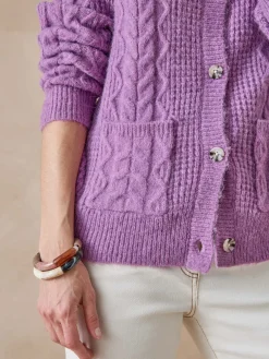 Femme Daxon Gilet en maille fantaisie