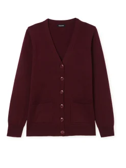 Femme Daxon Gilet encolure V 50% laine mérinos