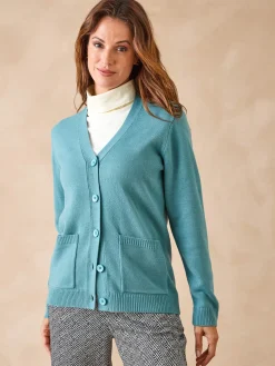 Femme Daxon Gilet intemporel manches longues