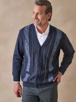Homme Daxon Gilet jacquard avec laine