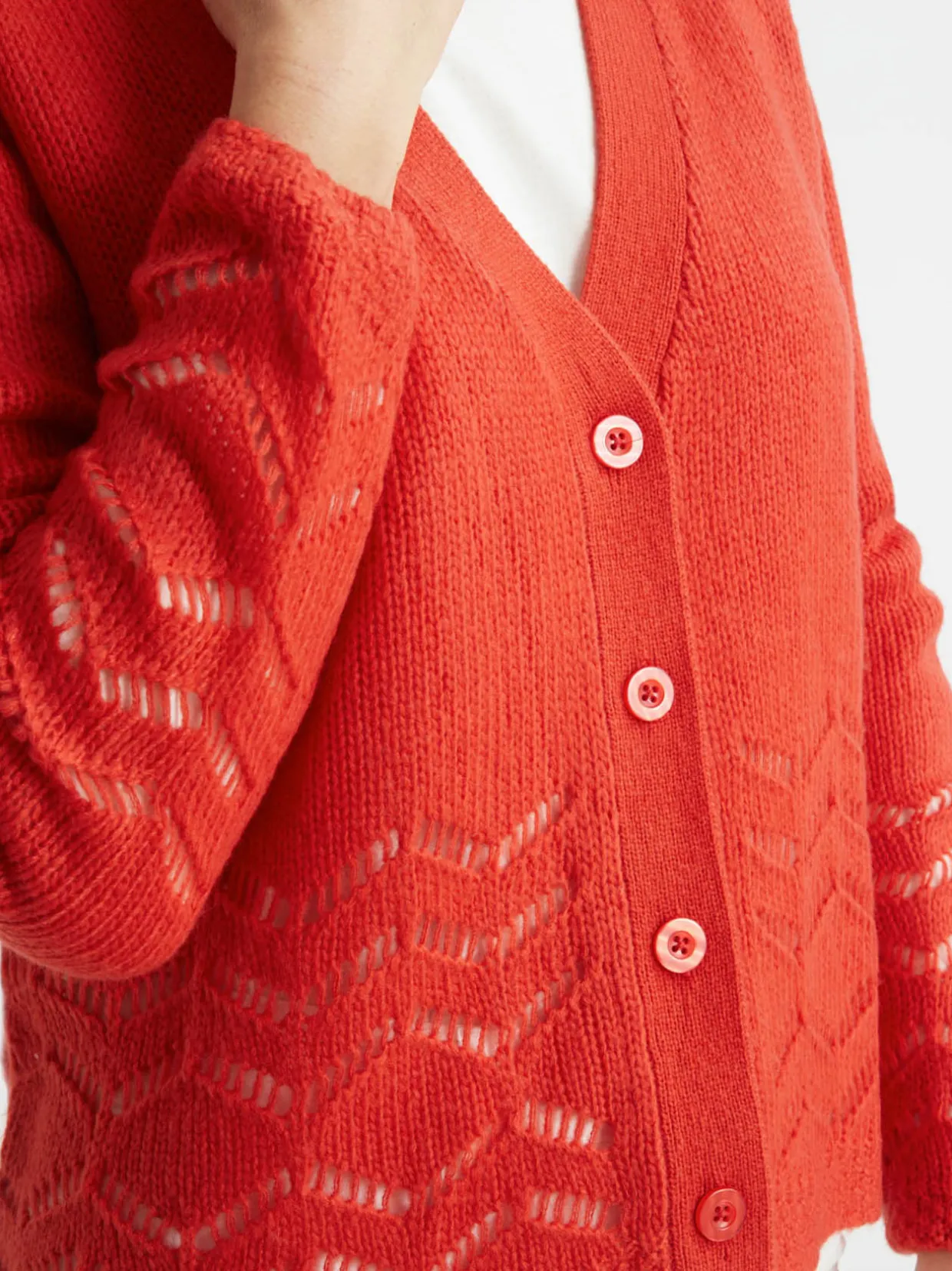 Femme Daxon Gilet long encolure V