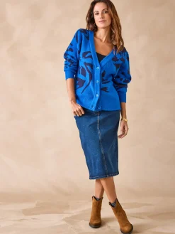 Femme Daxon Gilet maille jacquard