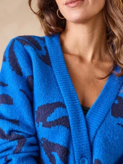 Femme Daxon Gilet maille jacquard