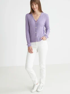 Femme Daxon Gilet point fantaisie