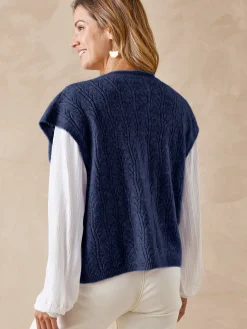 Femme Daxon Gilet sans manches avec laine