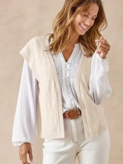 Femme Daxon Gilet sans manches avec laine