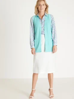 Femme Daxon Gilet sans manches point ajouré