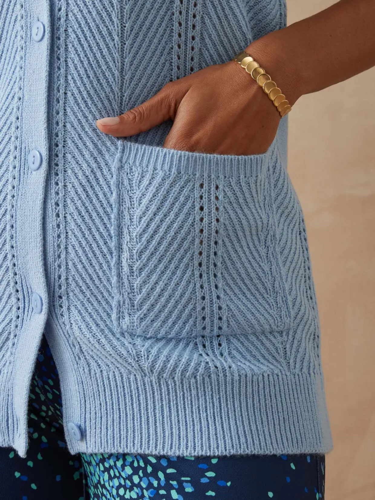 Femme Daxon Gilet sans manches point ajouré