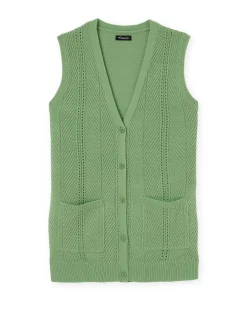 Femme Daxon Gilet sans manches point ajouré