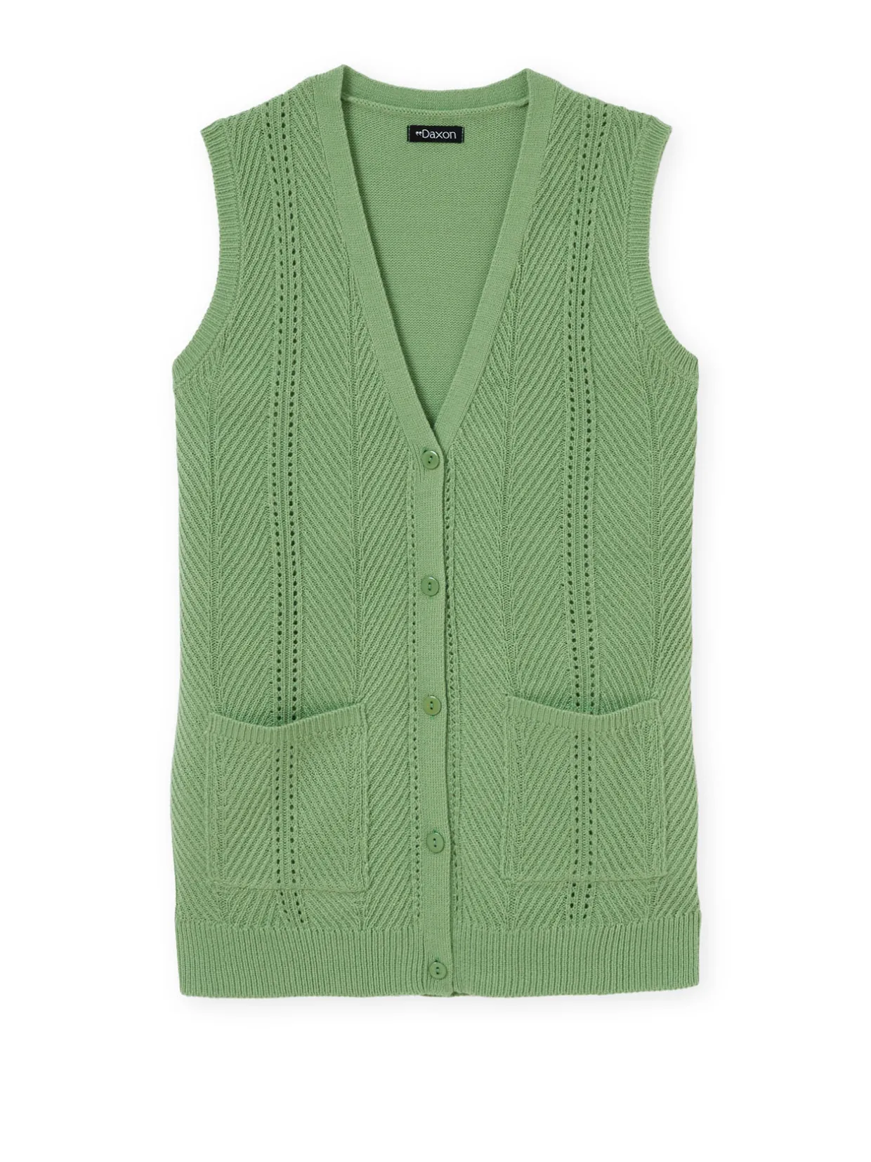 Femme Daxon Gilet sans manches point ajouré