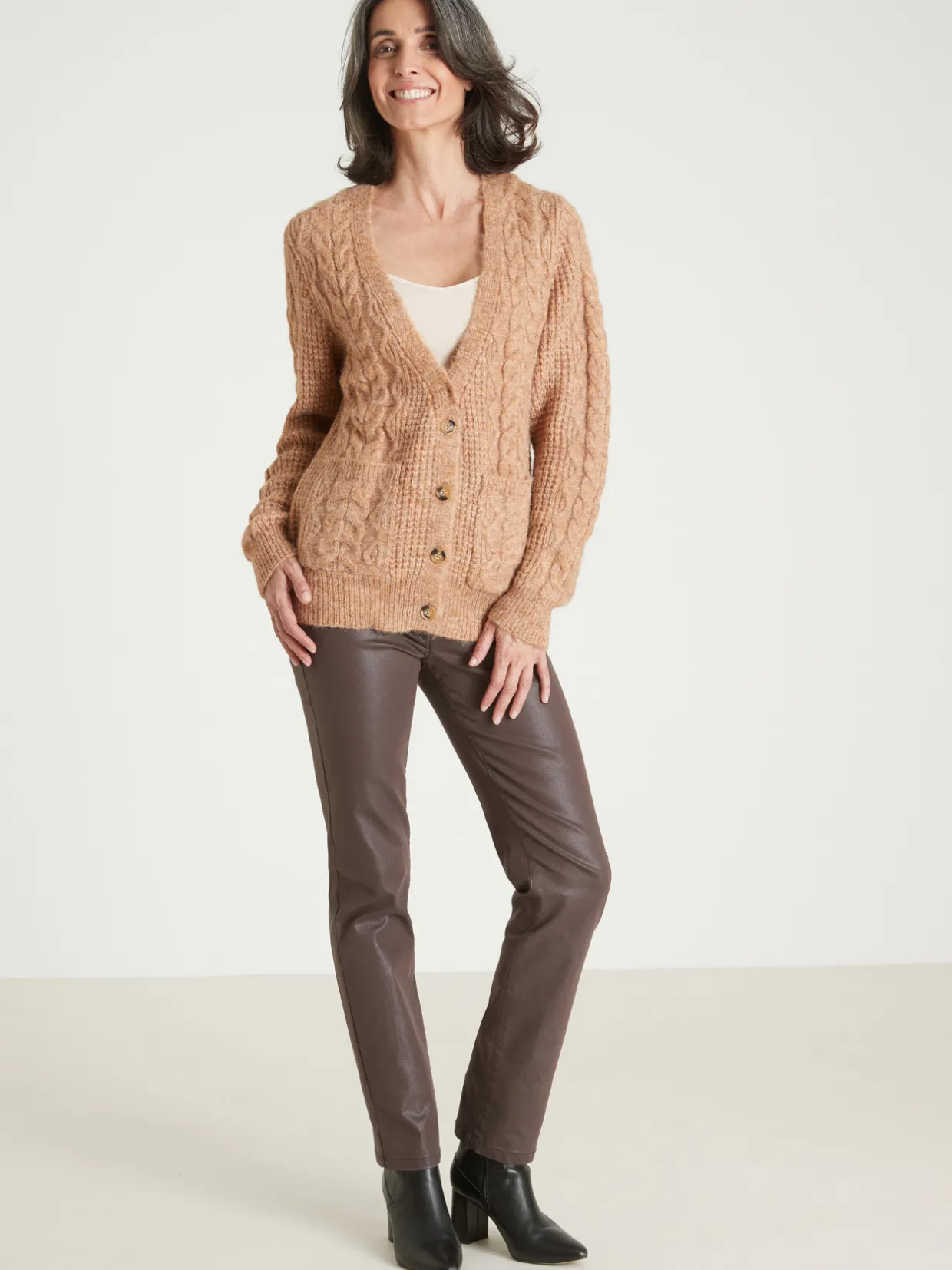 Femme Daxon GIlet torsadé