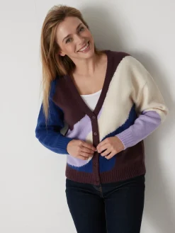 Femme Daxon GIlet V colorblock