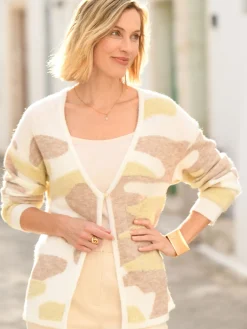 Femme Daxon Gilet V jacquard intarsia