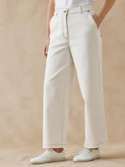 Femme Daxon Jean 5 poches large et court