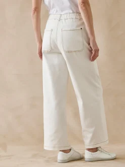 Femme Daxon Jean 5 poches large et court